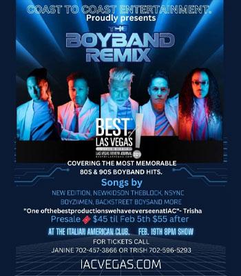 The BOYBAND REMIX Friday, May 22 $65 Image