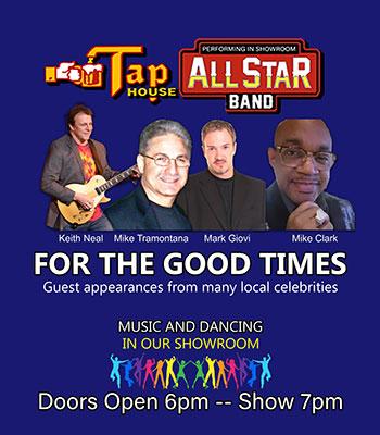 TAPHOUSE ALL STAR BAND - Sunday, July 13 - $15 Image
