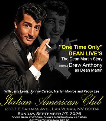 DEAN LIVES - Sunday, September 27 - $75 Image