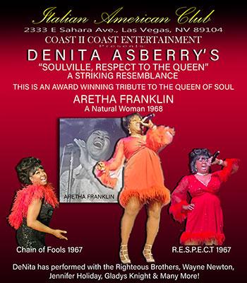 DENITA ASBERRY Sun Oct 27 - Doors 6pm - $45 Image