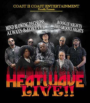 HEATWAVE LIVE December 28 8:00pm $45 Image