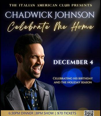 CHADWICK Johnson - Thursday, December 4 - $70 Image