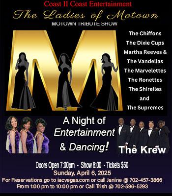 The Ladies of Motown - Sunday, April 6 -- $50 Image